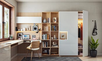l-shaped-home-office-images-with-attahced-bookshelf